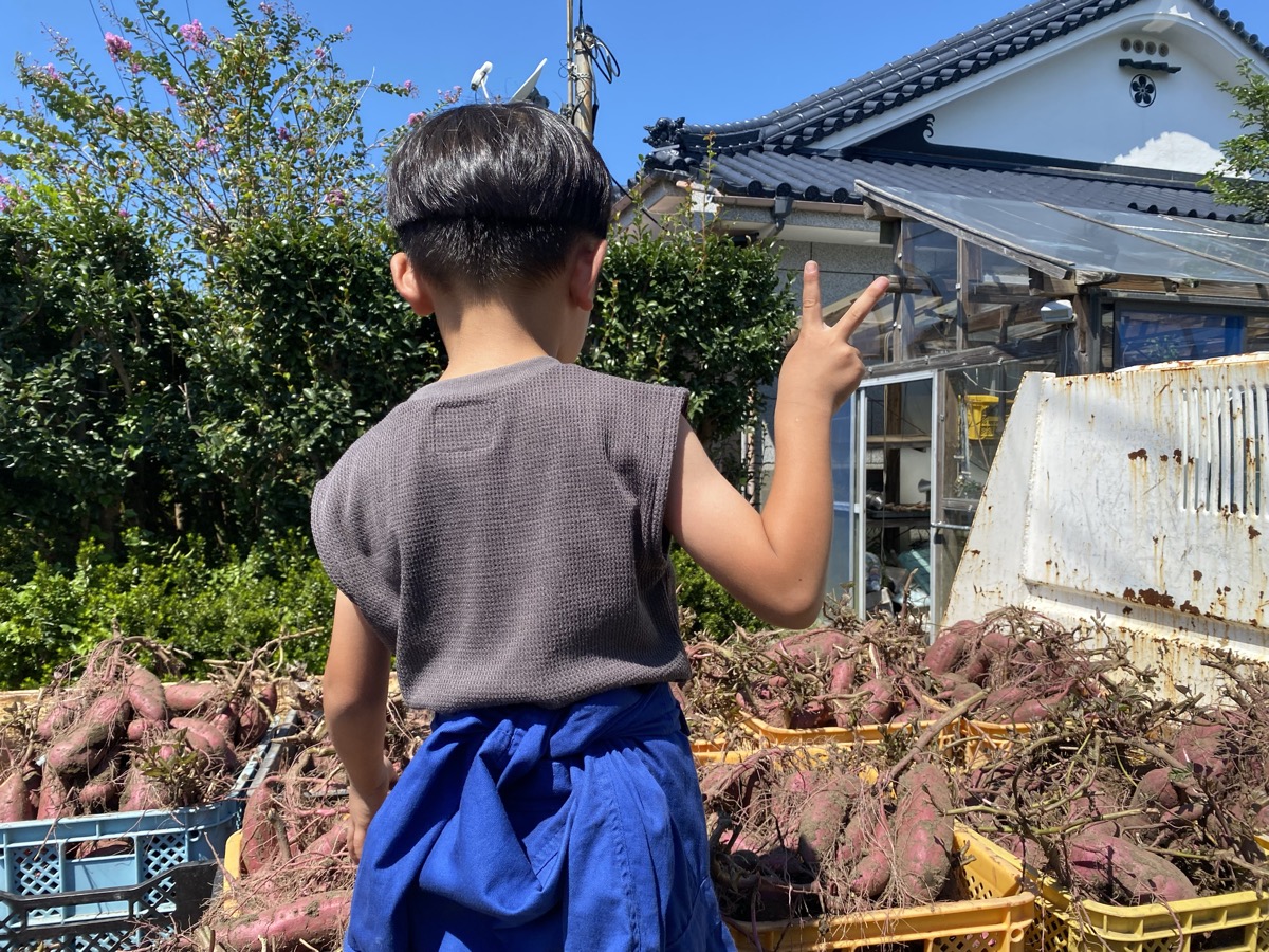 大収穫でご満悦